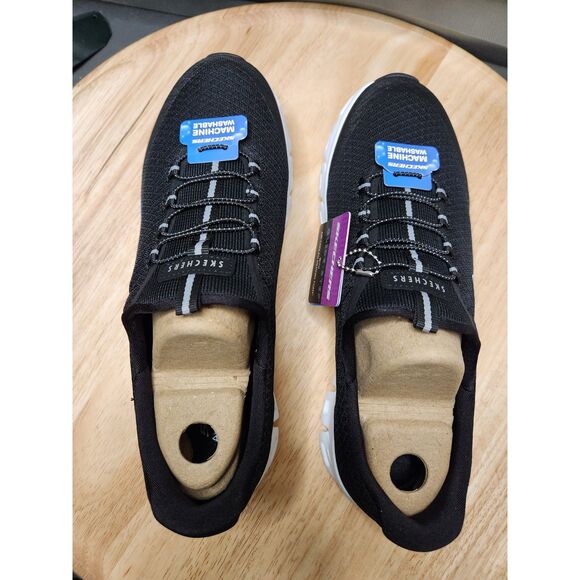 Skechers Glide-Step Resilience – Women’s Size 8.5 Wide Fit, Black/White sneaker - Picture 8 of 9